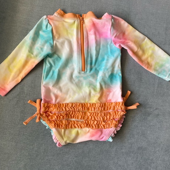 Ruffle Butts Tie-Dye Swimsuit - Picture 3 of 6